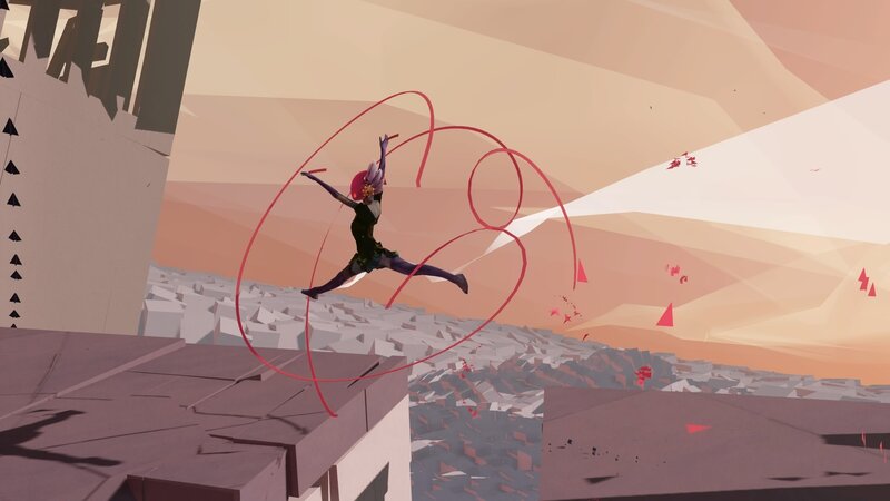 Character Jumping with Ribbon