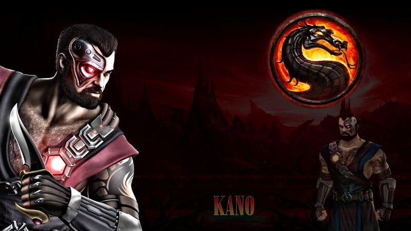 Character Kano from Mortalkombat