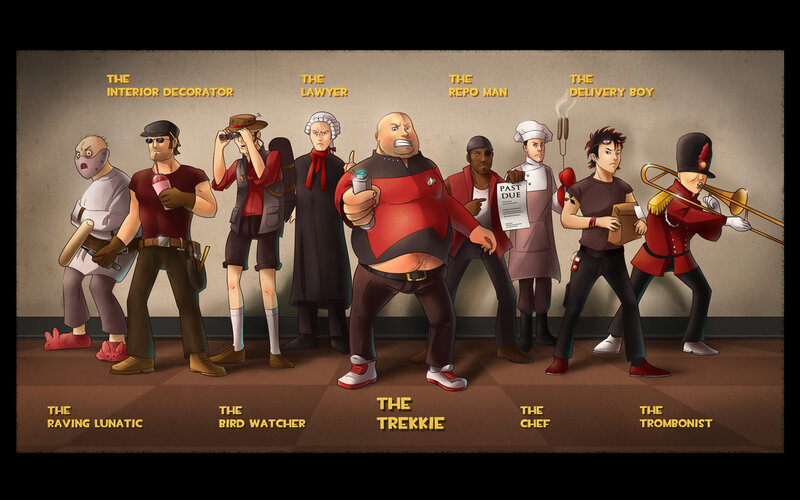 Character lineup from a game