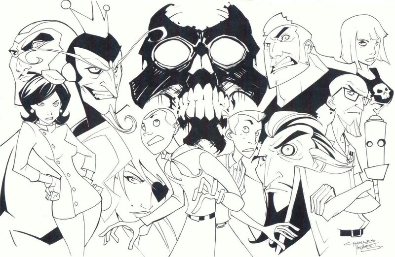 character lineup sketch