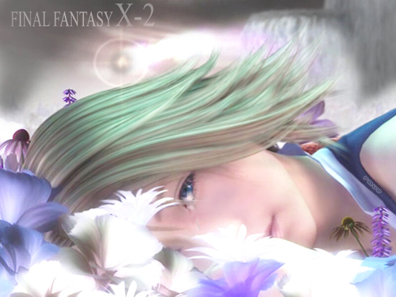 Character Lying in Flowers