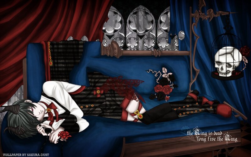 Character Lying on a Bed
