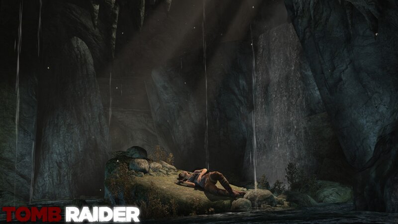 Character Lying on Rock