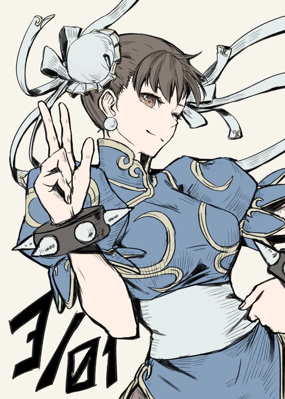 Character Making Hand Gesture