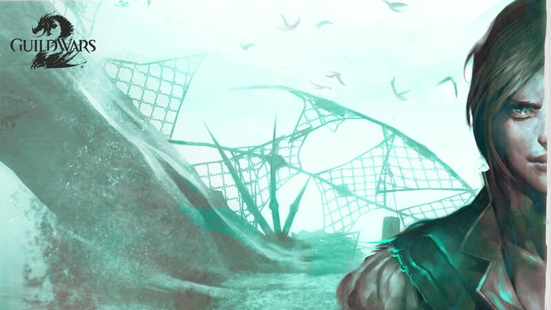Character Near Shipwreck
