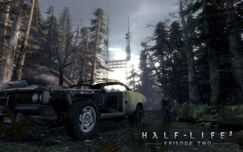 Character Near Wrecked Car