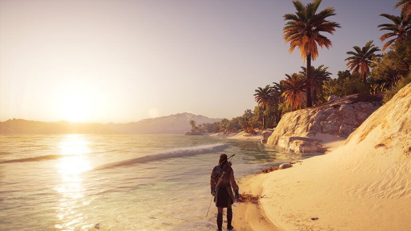 Character on a Beach — Gold