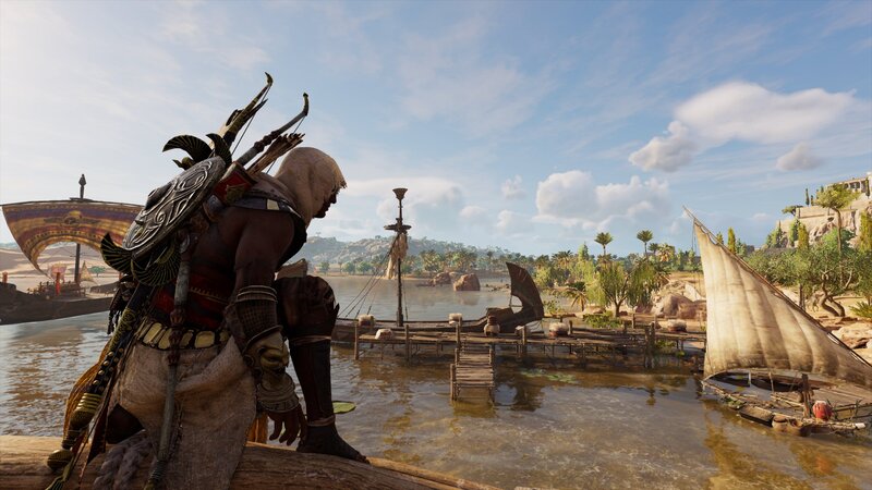 Character on a Boat — Brown, Serene