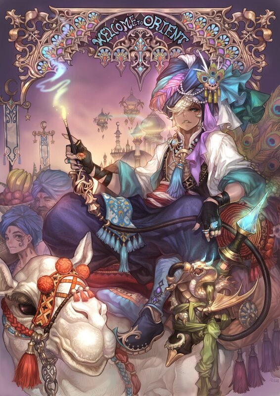 Character on a Camel