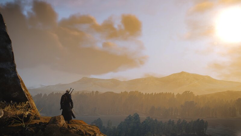 Character on a Cliff — Gold