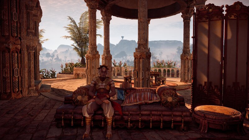 Character on a Couch — Brown