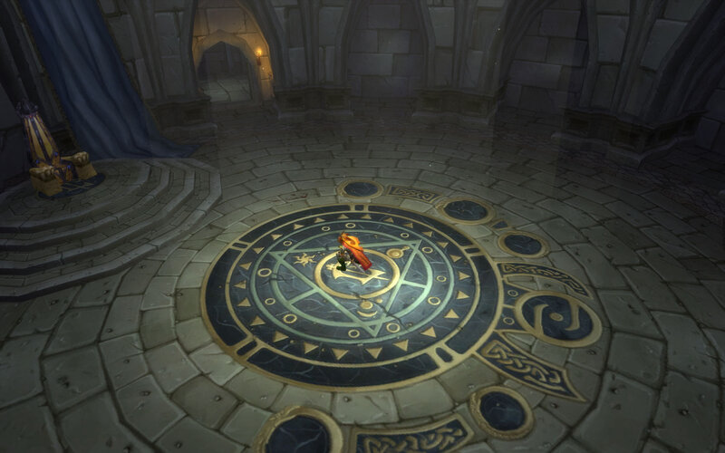 Character on a Magic Circle