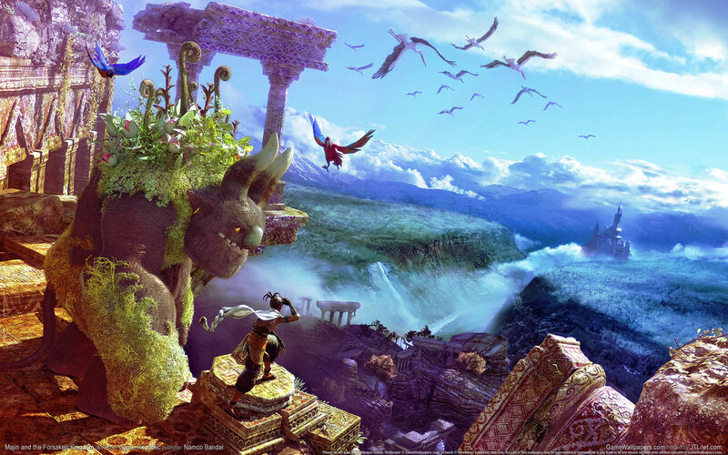Character on Ancient Ruins