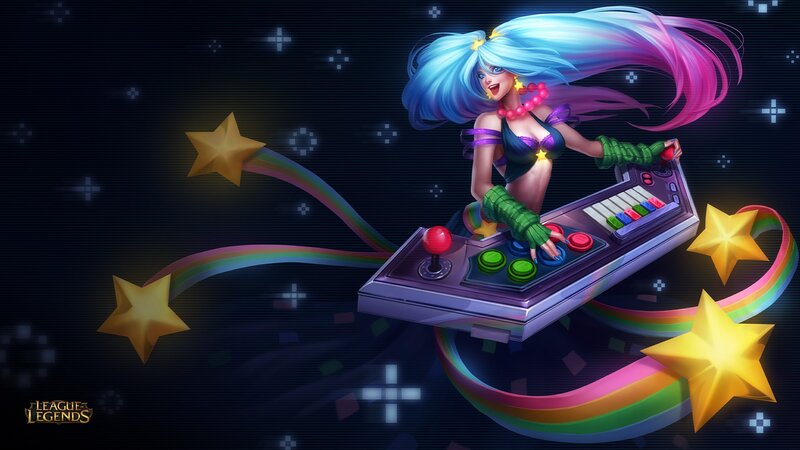Character on Arcade Machine