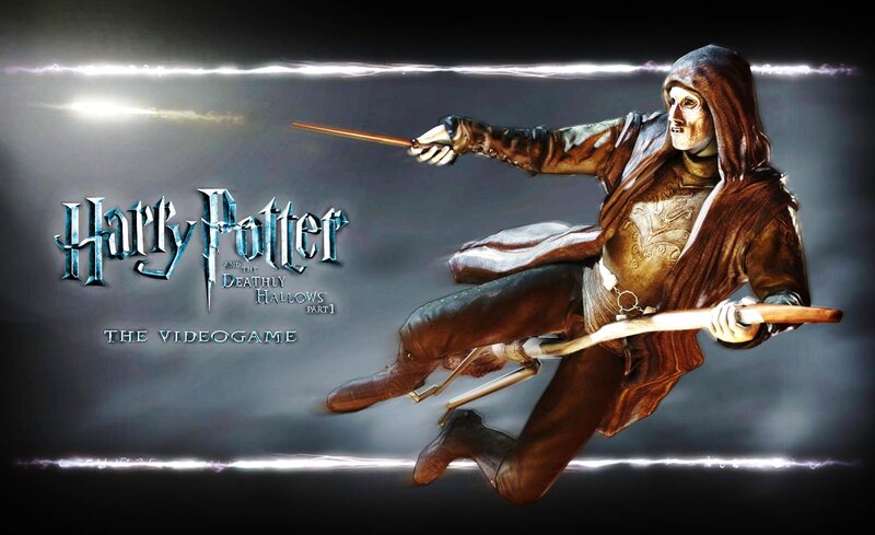 Character on Broomstick