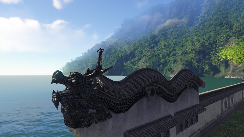 Character on Dragon Roof