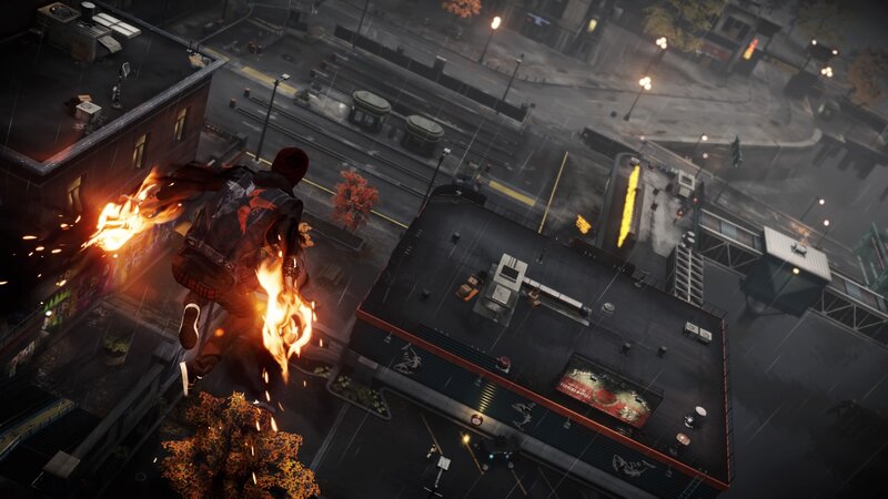 Character on Fire Jumping