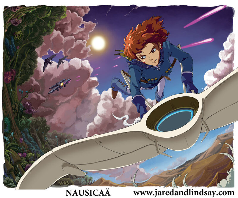 Character on Flying Machine