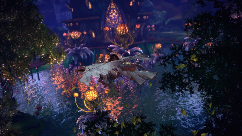 Character on Flying Mount