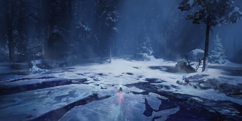 Character on Frozen River