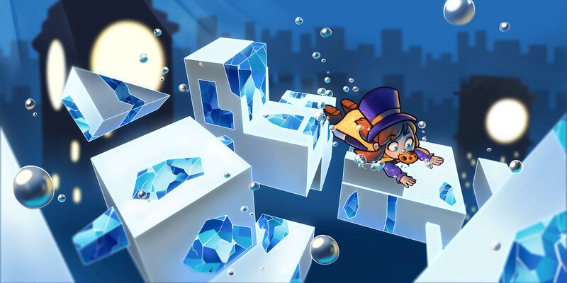 Character on Ice Blocks