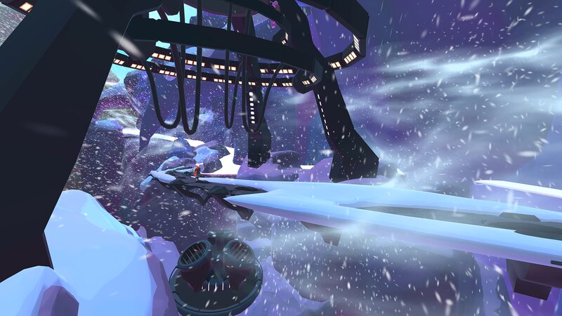 Character on Icy Platform