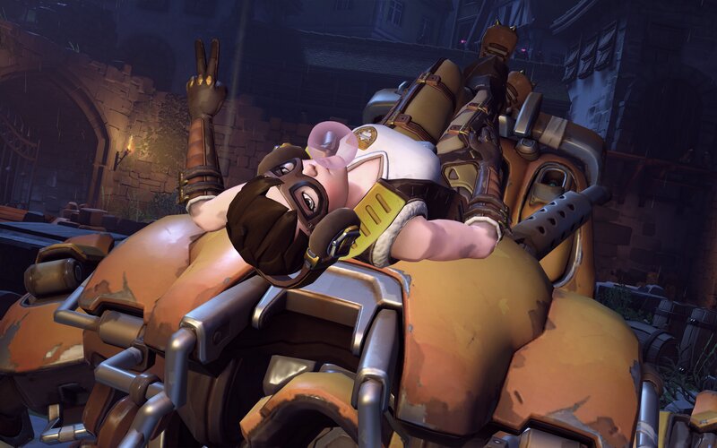 Character on Mech