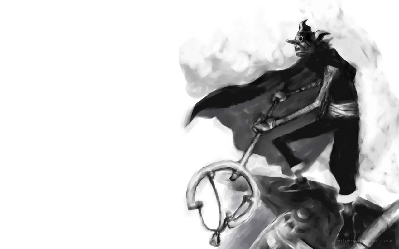 character on mechanical mount
