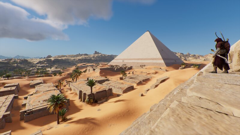 Character on Pyramid — Orange