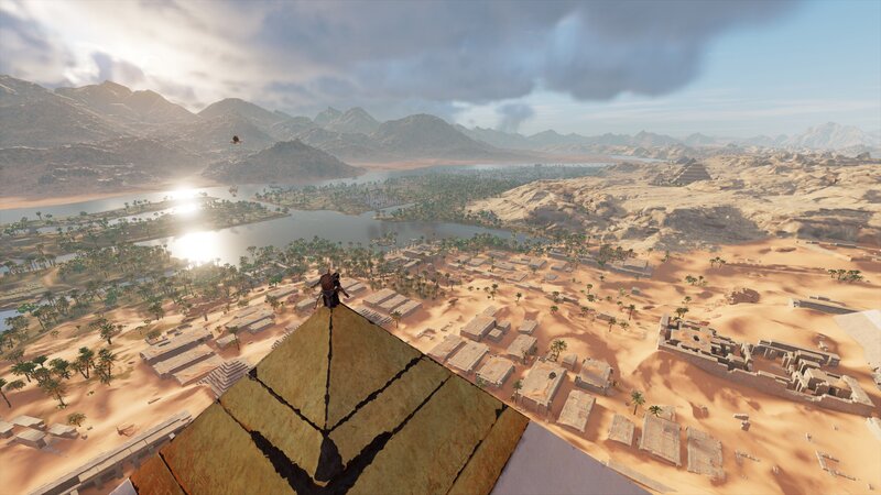 Character on Pyramid