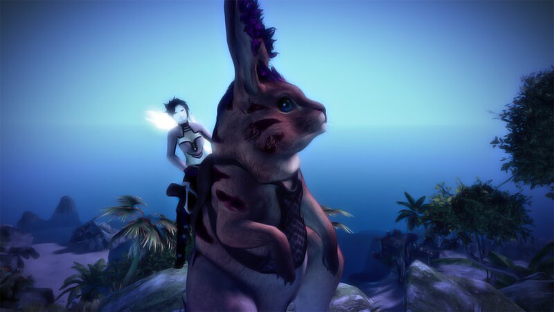 Character on Rabbit Mount