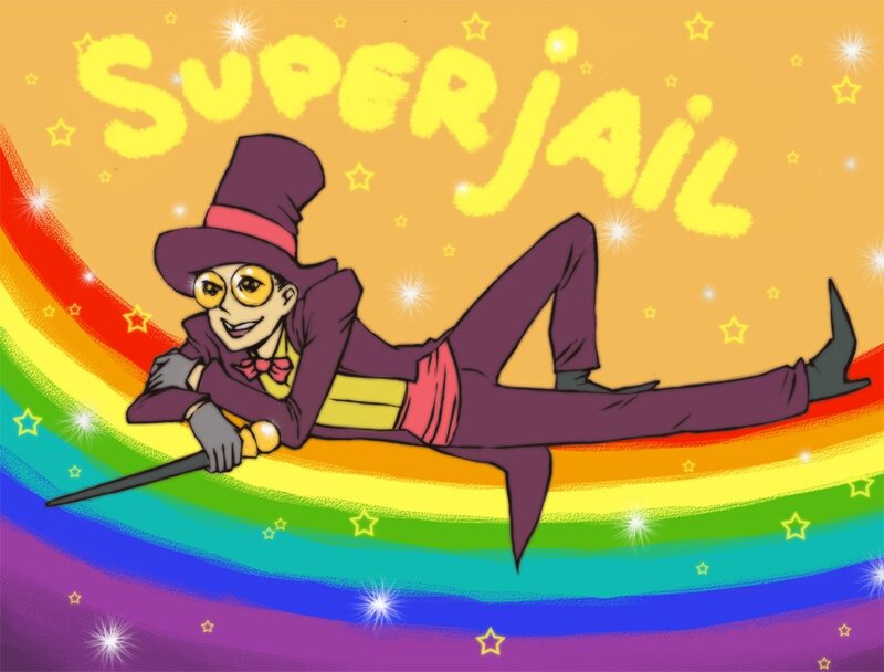 Character on Rainbow
