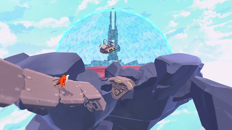 Character on Rocky Platform