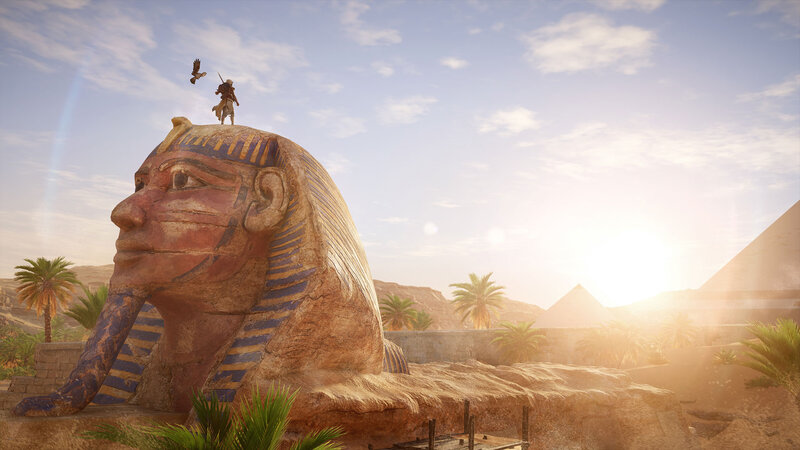 Character on Sphinx Head