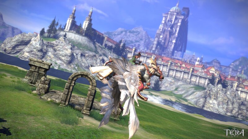 Character on Winged Creature