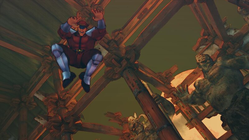 Character on wooden structure