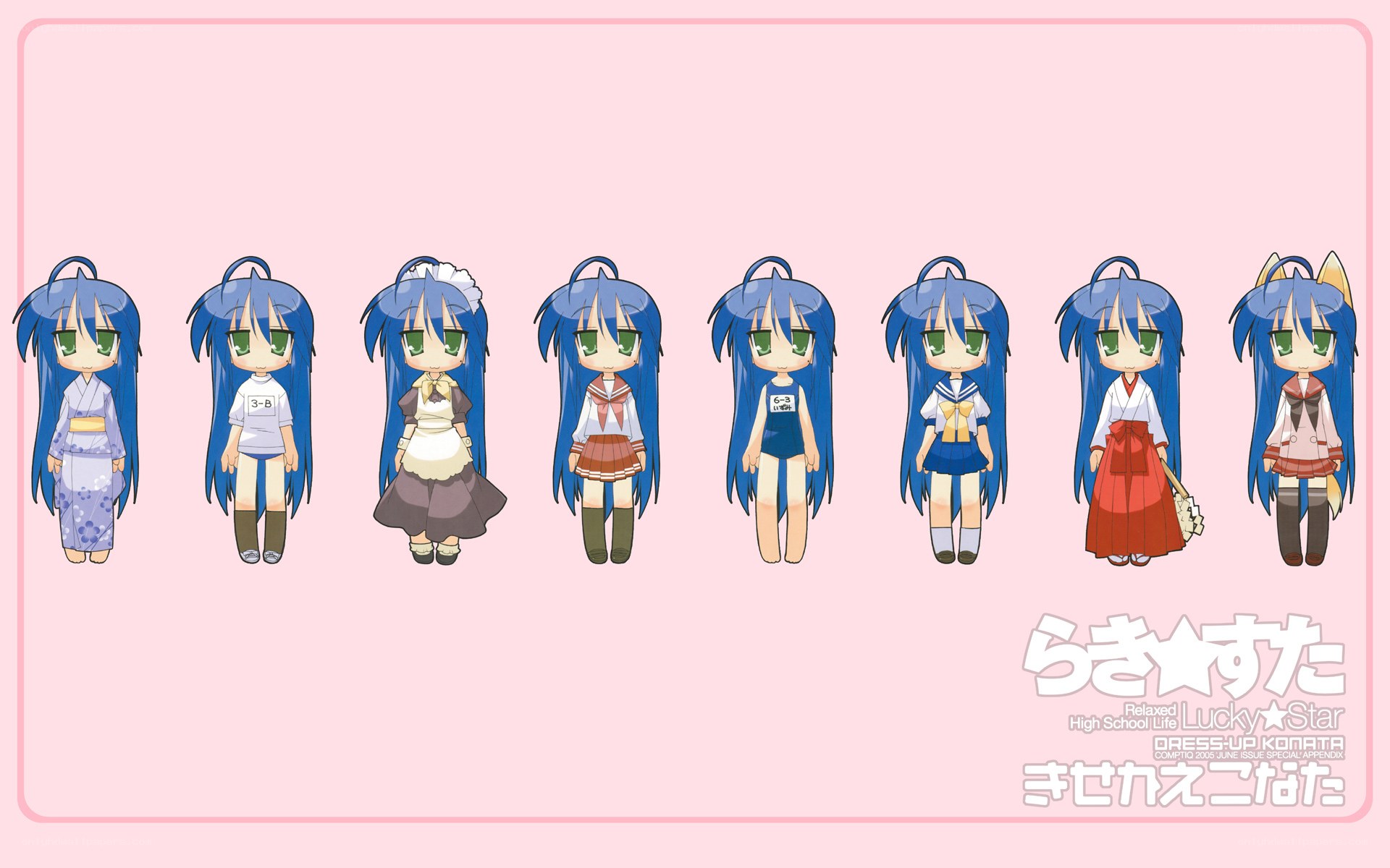 Character outfit variations