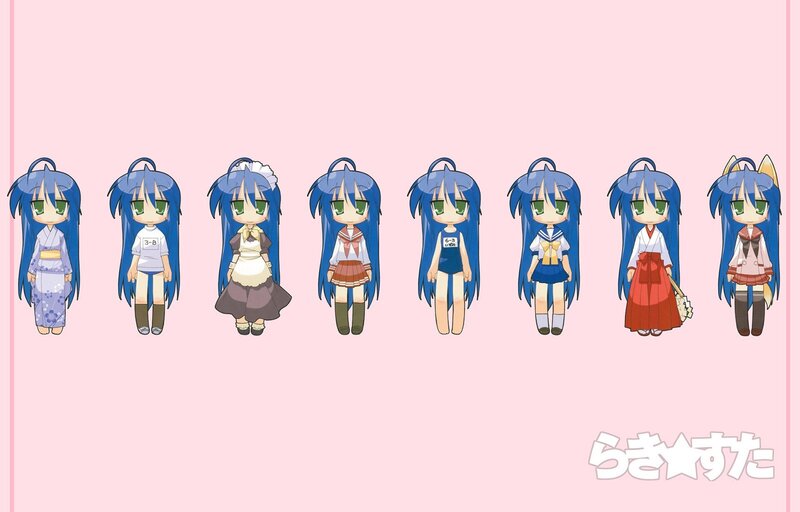 Character outfit variations