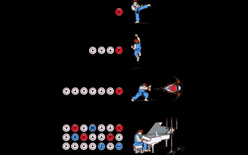 Character Performing Moves — Black