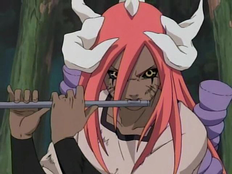 Character Playing Flute — Red