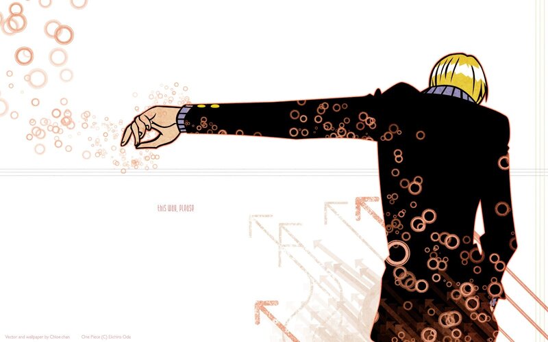 character pointing with bubbles