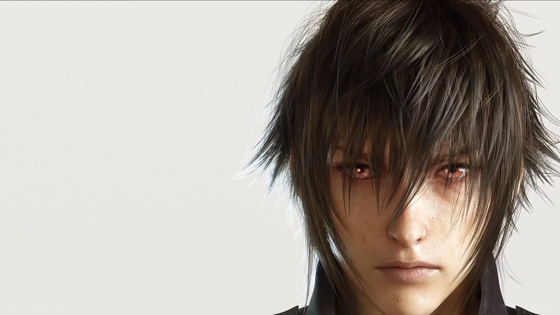 character portrait with red eyes