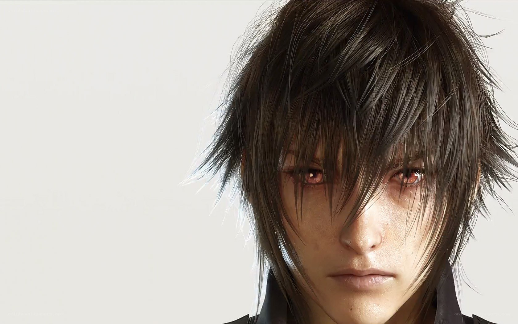 character portrait with red eyes