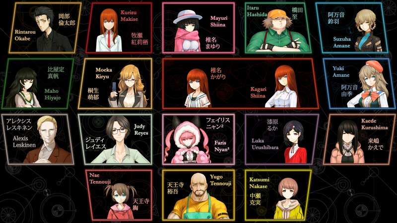 Character Portraits Grid — Black, Dramatic, Anime, Anime Characters