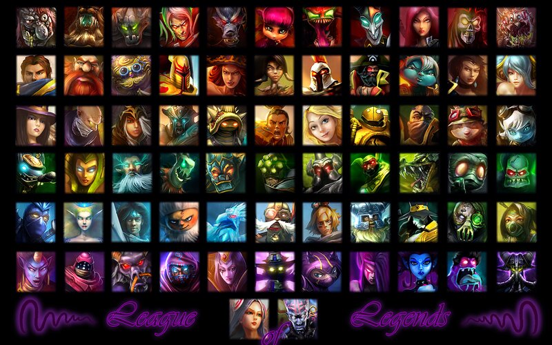 Character Portraits Grid — Black, Dramatic