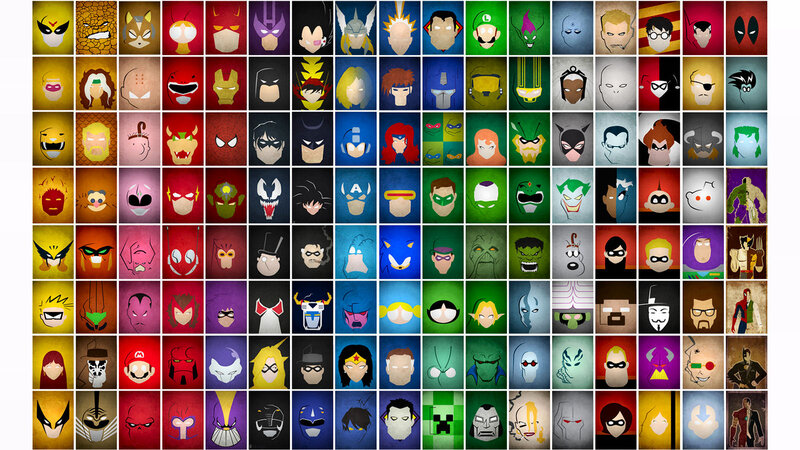 Character Portraits Grid