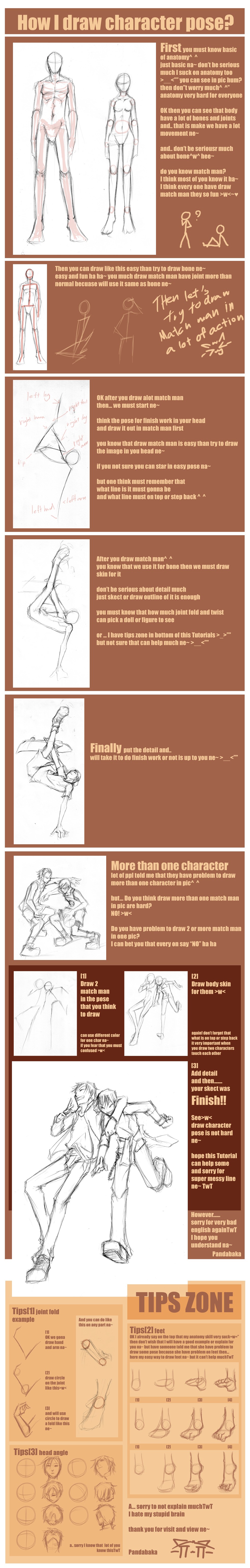 character pose drawing tutorial