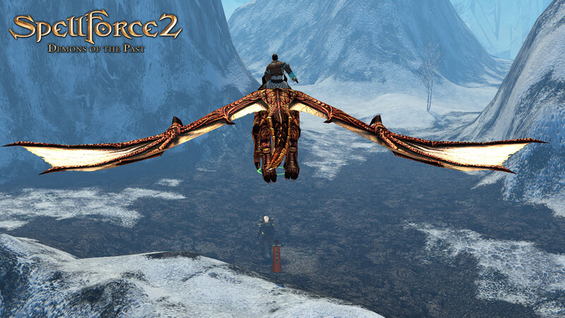 Character Riding a Dragon