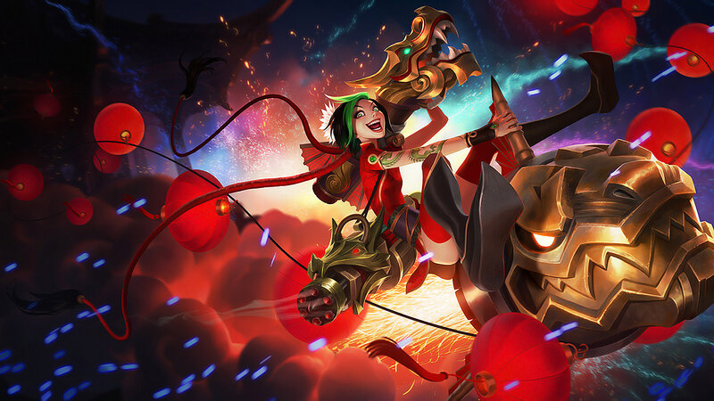 Character Riding Mechanical Dragon