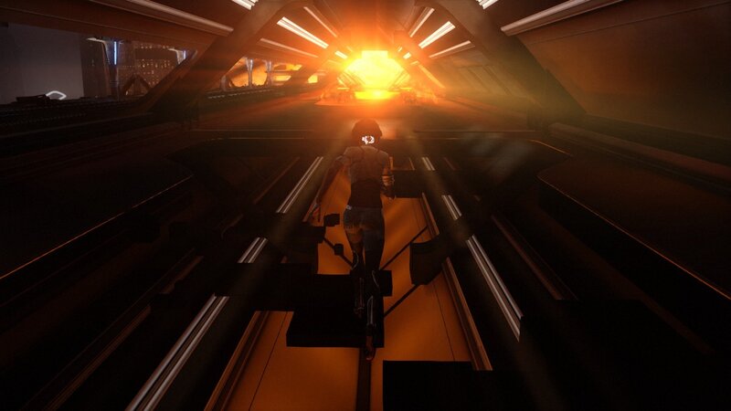 Character Running in Corridor